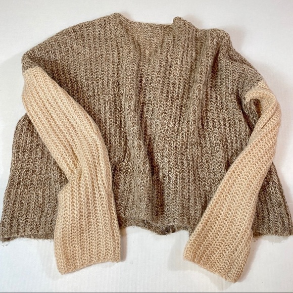 Alberto Makali Sweater L Brown Mohair Oversized - Picture 5 of 6